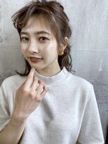 charme 神戸元町/三宮 髪質改善トリートメント&ヘッドスパ【シャルム】&nbsp;グレージュ/韓国風レイヤーカット/髪質改善/シースルーバング