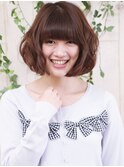 ふんわり×ミックスカールボブ【新小岩】