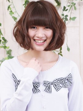 美容室クローバー 新小岩店(clover) ふんわり×ミックスカールボブ【新小岩】