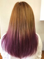 美容室アミューア グラデーションカラー