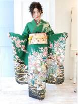 ゲッカビジン(GEKKABIJIN)&nbsp;レンタル振袖FS-62 43000円《東京着物レンタル六本木月下美人》