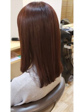 アカラ ヘアー akala ｈair ワインレッドカラー