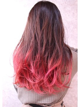 キャアリー(Caary) 福山市　人気　Caaryでグラデーションカラー♪インナーカラー♪