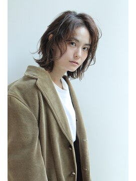 ロンド ルージュ 銀座店(Lond rouge) コテ巻き風ウェーブパーマボブ