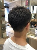 ソフトモヒカン／刈り上げ／ビジネス／オールバック