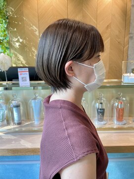 ロンドフルール 大宮東口(Lond fleur) オリーブグレー/レイヤーカット/黒髪/マロンベージュ/大宮