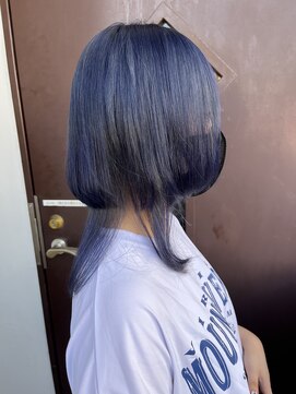 サロンドミルク 溝の口店(salon de MiLK) 10代20代30代/くらげヘア/ネイビーブルー［溝の口］