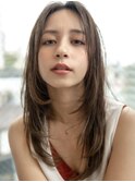 小顔カット/レイヤーカット/大人可愛い/ベージュ/原宿/表参道