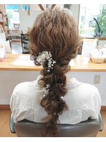 南フランス風ヘアブティック シェルクレール&nbsp;あみおろしヘア