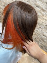 モアヘアー(MORE-HAIR)&nbsp;オレンジカラー、インナーカラー