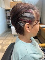 ポルム パプリカ(polum paprika)&nbsp;短髪ショートヘア キラキラ編み込みスタイル 個性的