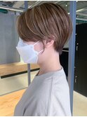 ハンサムショート_大人ガーリーチョコレートプリカール_ba458271