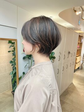 サンドシーン(sand scene) ＠thisiskaito表参道原宿/ショートヘア/ショートボブ/グレージュ