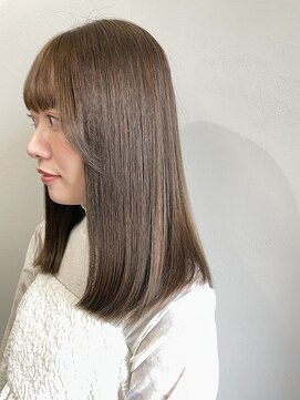 ロットアニバース(lott annibirth) 【髪質改善】オリーブベージュ/艶髪/透明感/トリートメント