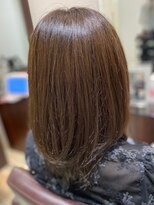 リッチ 菊名店(Rich)&nbsp;アッシュブラウン　ミディアムボブ　Aujuaトリートメント
