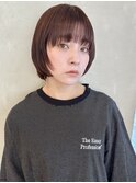 マッシュボブ　顔まわりレイヤー　レイヤーボブ　20代30代40代