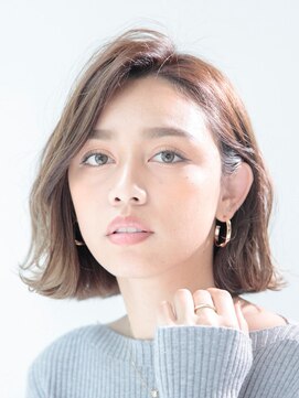 ルルディ バイ アフロディーテ銀座(luludi by APHRODITE) 黒髪/グレーベージュ/レイヤーロング/前髪パーマ/銀座