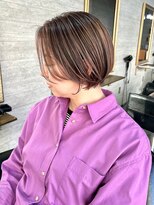 バーチョ(bacio)&nbsp;20代30代40代◎小顔骨格矯正ショート【麻生/札幌ショート/白髪】