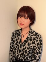 シェノン バイ アランスミシー 表参道(CHAINON by Alan smithee)&nbsp;ブリーチなしカシスレッドカラー