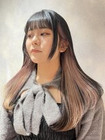 アオ(AO。)&nbsp;インナーカラー/ピンクベージュ/ハイトーンカラー/ベージュ