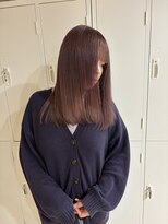 リト(riTo)&nbsp;20代暗めカラーデザインカラーロングオリーブグレージュベージュ