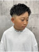 キッズカット/メンズカット/アップバング/ショート/フェード