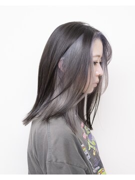 ルプラ ガーデン(le-pla garden) インナーカラー#ミディアムレイヤー#ケアブリーチ#ダブルカラー