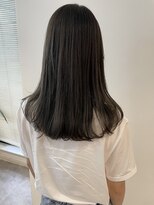 大人暗髪×オリーブグレージュ
