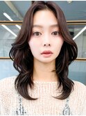【艶感★オルチャンヘア】韓国風 巻き髪大人可愛い小顔カール