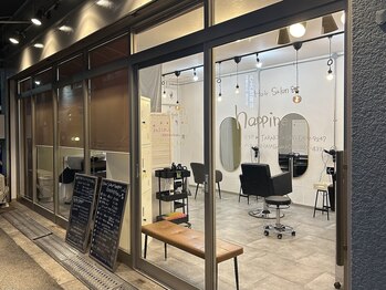 ハピネ(happine..)の写真/20時まで受付可能(カット21時まで)/上新庄駅北口から徒歩5分☆毎日トキメクスタイルを提供します＊