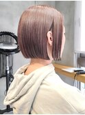ローライトカラー/ラベンダーグレージュ/30代/40代/前髪なし