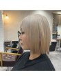 リトル リンク 福岡(little×link) ブリーチ2、3回で作る透明感カラー。色落ちまで綺麗です。