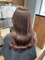 フロー(flow)&nbsp;大人可愛い＊艶髪レッドブラウン＊波巻き