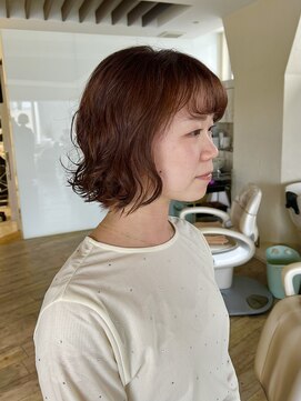 レイバイキングダム(Ley by KINGDOM) 30代40代50代ボブパーマイルミナカラー横浜