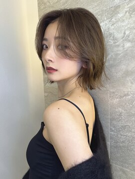 ロンドガーネット 池袋(Lond garnet) イメチェン外ハネボブ美髪ワイドバング/ショートボブ髪質改善