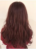 【oryza hair】ラフウェーブ/ロング/ピンク