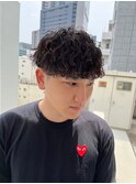 波巻きパーマツイストスパイラルパーマメンズカット名駅名古屋
