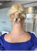 【hishida】ヘアアレンジ/ハイトーンアレンジ/結婚式