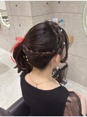 サイドポニーテール