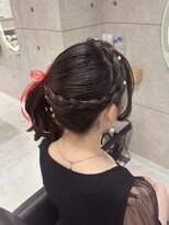 ヘア サロン クラン 東心斎橋店(hair salon clan)&nbsp;サイドポニーテール