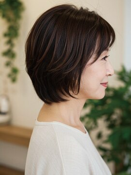 アイスタイル 戸坂店(I STYLE) 50-60代にオススメ★大人のグラデーションボブ