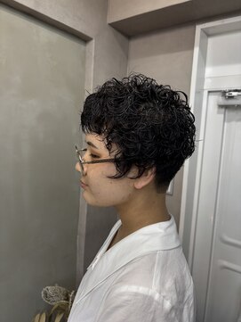 ファビ 渋谷(Fab) くびれヘア/暗めカラー/アプリコットオレンジ/縮毛矯正