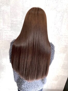 スキル 石岡(SKILL)の写真/次世代髪質改善アルカリ酸熱トリートメントで今までにない究極の艶髪を叶える♪ケアブリーチも好評◎