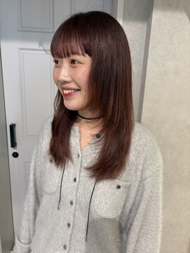 ゼスト クレス(ZEST Cres) 【立川cres小山】顔まわりレイヤー ボルドー