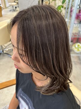 スティロ(stylo) ハイライトカラーグレージュベージュケアブリーチダブルカラー