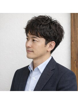 スープレックス ヘアーデザイン(SOUPREX HAIR DESIGN) 大人メンズくせ毛風ビジネスパーマ　20代 30代 40代 50代 60代