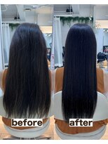 シゲ 自由が丘店(SHIGE)&nbsp;毎月白髪染めしてても大丈夫/地毛風髪質改善ストレート/縮毛矯正