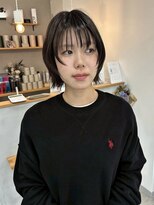 ナウアズ(now as.) 透明感olive◎顔周りレイヤー×ミニボブ【吉野】【now as.明石】