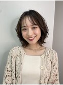 ナチュラルくびれウェーブボブ