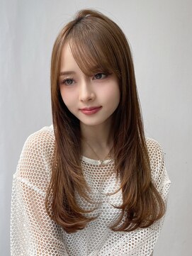 エトラ 渋谷店(etora) 韓国ヘア ワンホンヘイヤー ミルクティーブロンド"